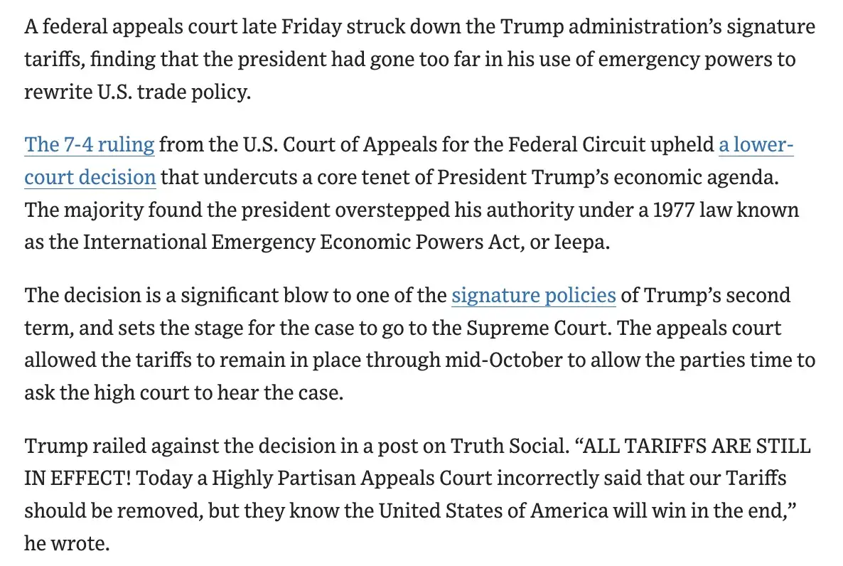 Fed court vs Trump