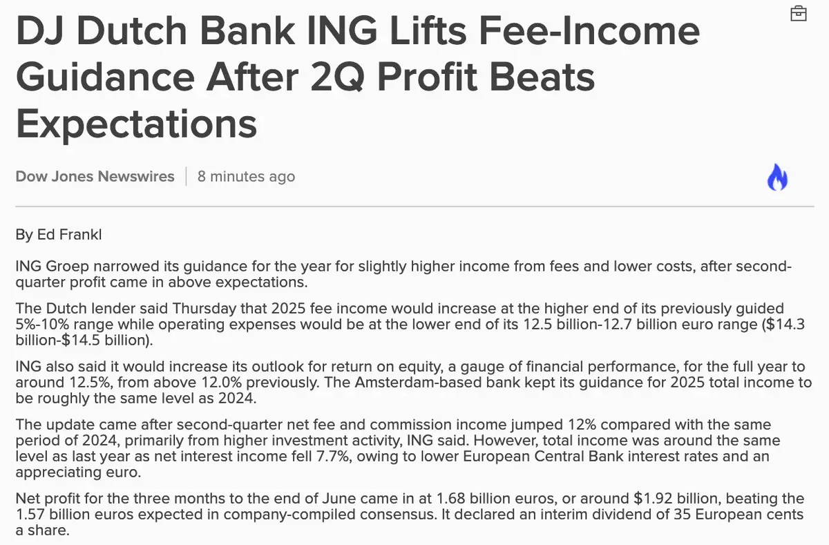 ING Q2-cijfers