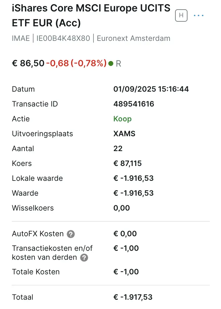 iShares MSCI Europe ETF